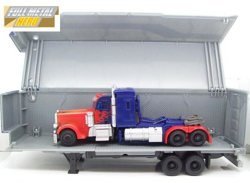 transformers movie trilogy optimus prime with trailer